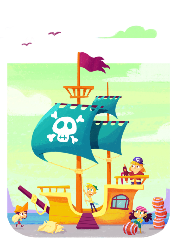 I-piratini-e-il-tesoro-goloso_nave-pirata